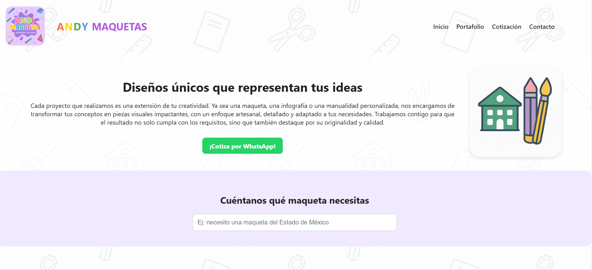 Landing page para evento especial