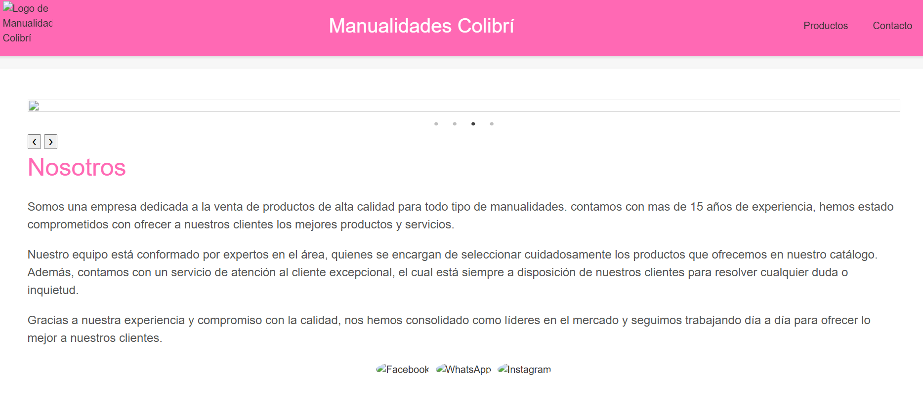 Sitio web para negocio local